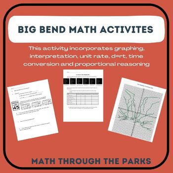 Preview of Big Bend Math: Graphing, Converting time, D=Rt, Unit Rate & Coordinate Graph