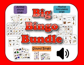Big Bingo Bundle - 3 sound bingo games