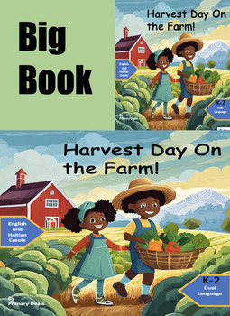 Preview of Big Book and Student Reader Bundle: Harvest Day On The Farm