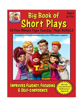 Preview of Big Book of Short Plays - 35 Five-Minute Tiger Tuesday® plays