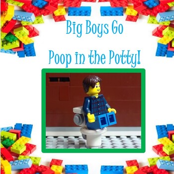 Preview of Big Boys Poop in the Potty Social Story