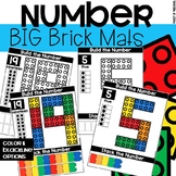 Big Brick Block Number Mats - Fine Motor Fun