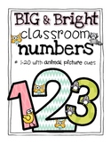 Big & Bright Classroom Numbers
