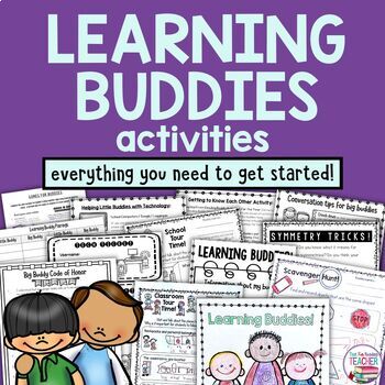 Preview of Big Buddy Little Buddy Activities | Learning Buddies