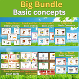 Big Bundle Basic Concepts, worksheet for kids