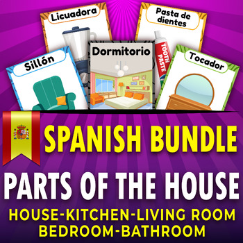 Kit parts of the house - Comprar em Tudo para teachers