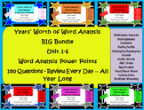Big Bundle - Year's Worth of Word Analysis & Reference Mat