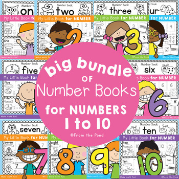 Preview of Numbers to 10 Activity Workbook Bundle