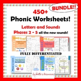 Phonic Worksheets for Phases 2 to 5 Letters and Sounds: SU