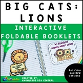 Big Cats: Lions Interactive Foldable Booklets