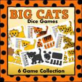 Big Cats Rolla Dice Games Collection - Lion, Tiger, Leopar