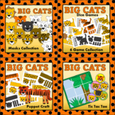 Big Cats Theme Craft Actvities and Games Collection