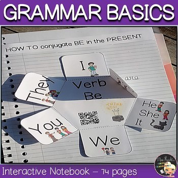 Preview of Grammar ESL/EFL Interactive Notebook Basics 1