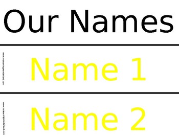 Preview of Big Class Names Editable Name Tags