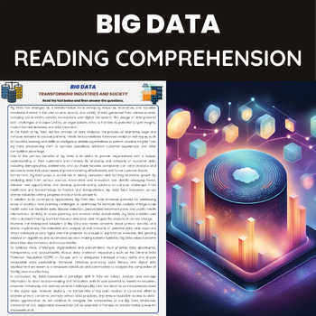 Preview of Big Data Reading Comprehension |  Computer Science & Technology Unit