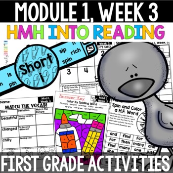 Preview of Big Dilly's Tale Module 1 Week 3 HMH Into Reading 1st Grade Activities