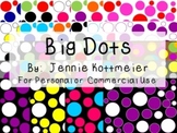 Big Dots Digital Papers (Backgrounds)