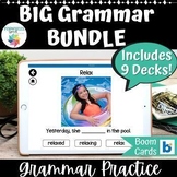 Big Grammar BUNDLE Boom Cards™ 9 Practice decks Speech The