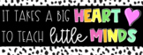 Big Heart to Teach Little Minds Clipart