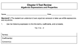 Big Ideas Math - 6th Grade - Chapter 5 Review and Test Bun