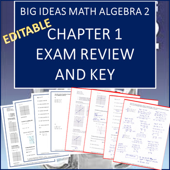 Big Ideas Math Algebra 2 Exam Review CHAPTER 1 by ASHLEY LAWRENCE