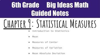 Preview of Big Ideas Math Green Chapter 9 Guided Notes - Editable