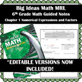 Big Ideas Math MRL-6th Grade Guided Notes Ch 1 Numerical E