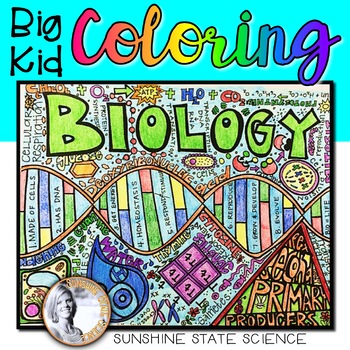 Preview of Big Kid Biology Coloring