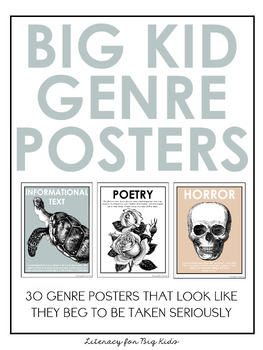 Preview of Big Kid Genre Posters (30+ Posters)