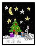Big Kid Math Holiday Bunny Color By Number