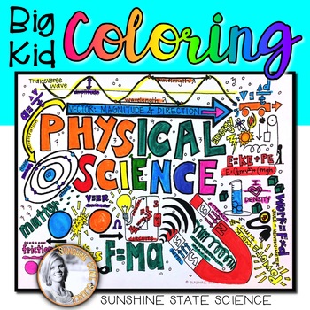 Preview of Big Kid Physical Science Coloring