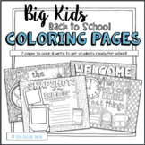 Big Kids: Back to School Coloring Pages | Motivational Quotes