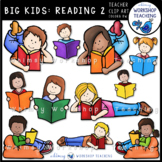 Big Kids: Reading 2 Flexible Seating Clip Art