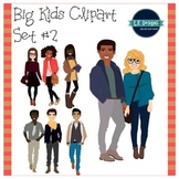 Big Kids and Teens Clipart Set #2