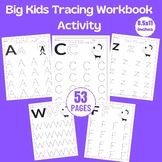 Big Kids Tracing Workbook Activity