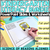 Year long Kindergarten Literacy Bundle