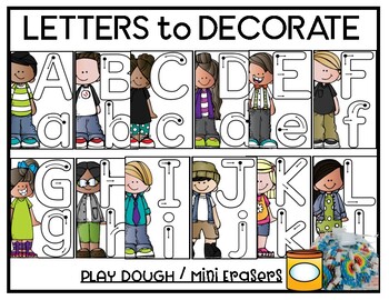 Preview of Big Letters to Decorate