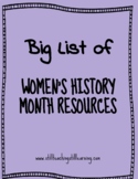 Big List of Women's History Month Resources