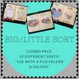 Big / Little COMBO PACK Folder Sorting Activity (for child