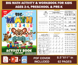 Big Math Activity & Workbook For Kids Ages 2-4:  Math Fund