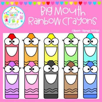 Crayons Clipart by Victoria Saied