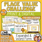 Place Value Task Cards - Expanded Notation & Word Form - M