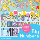 Big Numbers Classroom Display