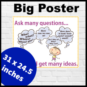 Preview of Big Poster to Encourage Questions