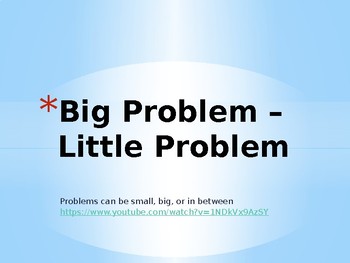 Preview of Big Problem Little Problem Teaching Slide Show