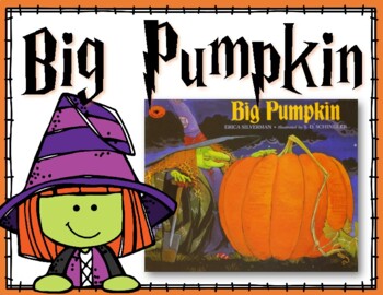 Preview of Big Pumpkin Story Sequencing Graphic Organizer FREEBIE