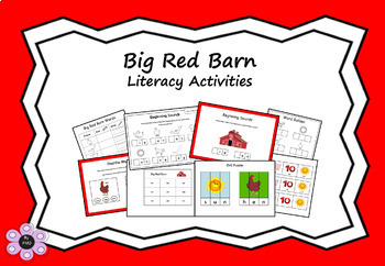 Preview of Big Red Barn - Literacy Activities