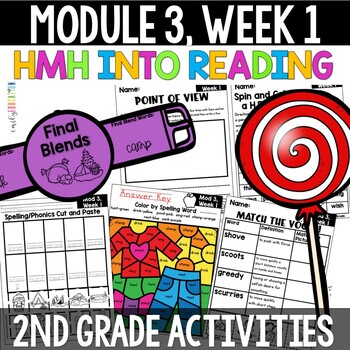 Preview of Big Red Lollipop Module 3 Week 1 HMH Into Reading 2nd Grade Print and Digital