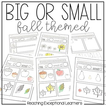Preview of Big or Small Worksheets