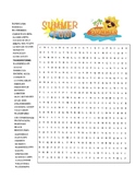 Big Summer Word Search - End of School Year